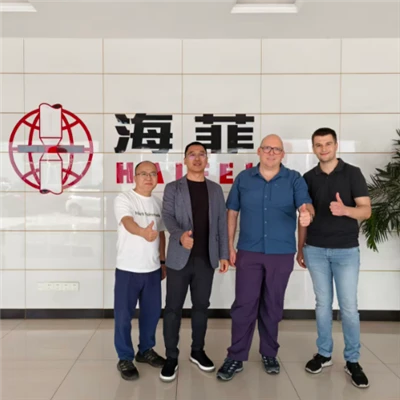 German Customers Visit Haifei Factory For Welding Equipment Inspection